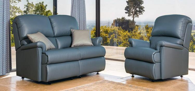 Sherborne Nevada Standard Reclining 2 Seater Leather Sofa