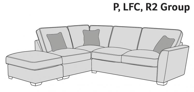 Sections of the sofa group