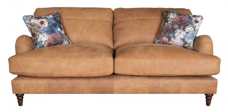 Beatrix 4 seater sofa shown in  with optional scatter cushions 