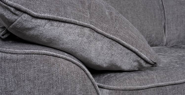 Close up of Sofa Arm on Camden 2 Seater Sofa in Light Grey