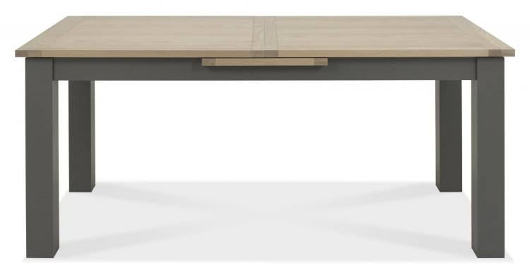 The Bentley Designs Oakham Dark Grey & Scandi Oak 6-8 Dining Table 