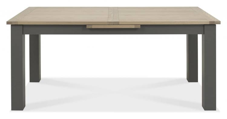 The Bentley Designs Oakham Dark Grey & Scandi Oak 6-8 Dining Table 