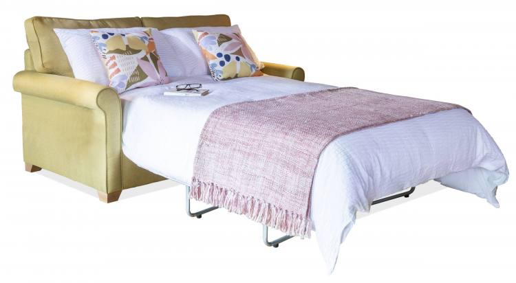 Alstons Poppy 2 seater sofa bed shown in a discontinued fabric