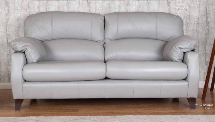 Austin 3 seater leather sofa 