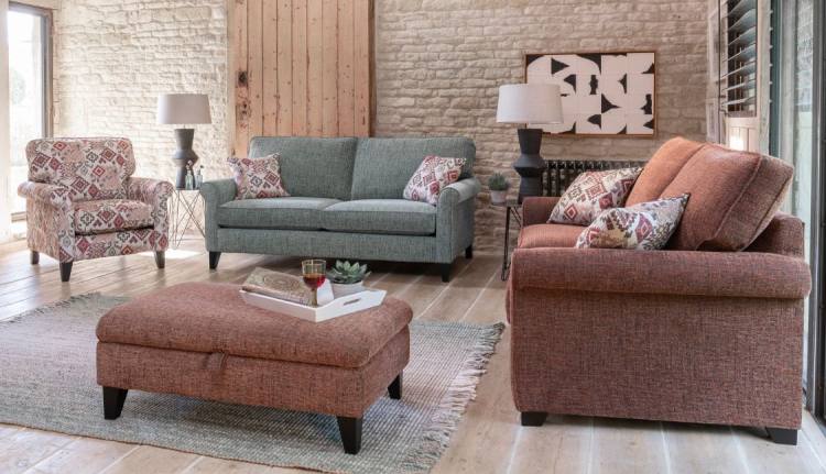 Poppy standard chair shown in fabric 4459