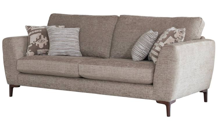 Alstons Inka Grand standard back sofa in main fabric 5988, scatters in fabrics 5478 & 5398