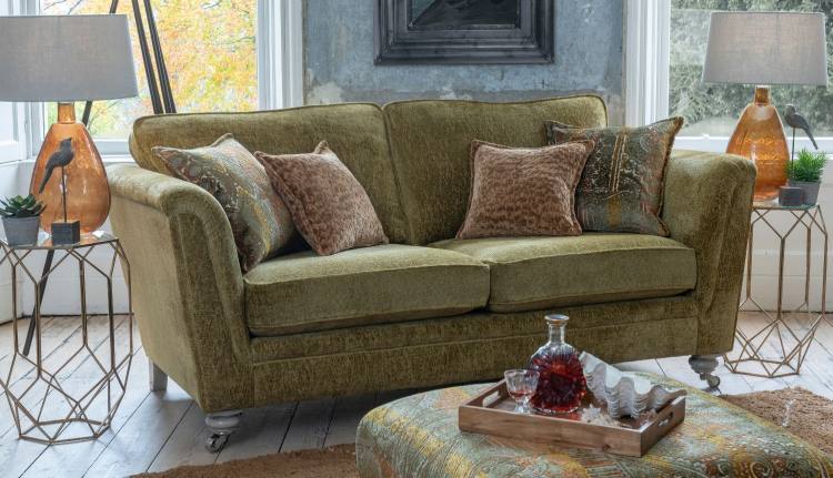 Alstons Darwin 3 Seater Standard Back Sofa in main fabric cover 5770