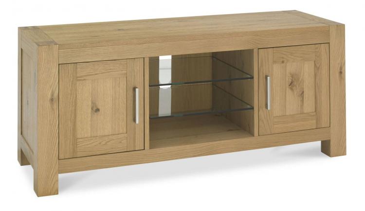 Bentley Designs - Turin Light Oak Entertainment Unit