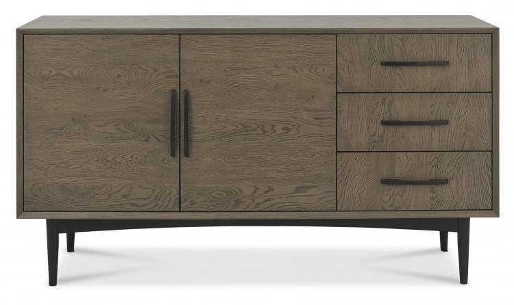 Bentley Designs Vintage Weathered Oak Wide Sideboard Facing Forward