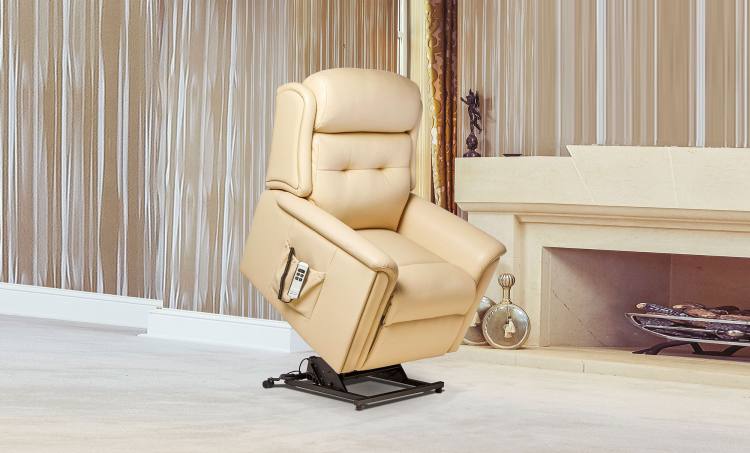 Sherborne Roma Leather Electric Riser Recliner Chair