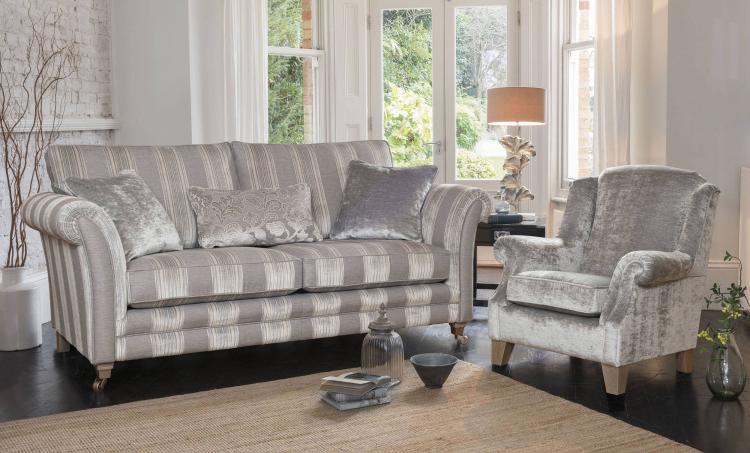 Alstons Lowry 3 Seater Sofa & Wing Chair