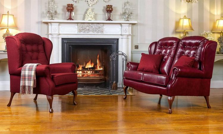 Sherborne Lynton Fireside leather sofas and chairs
