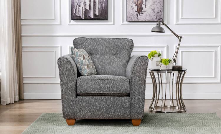 GFA Darcy Chair in Anchor fabric