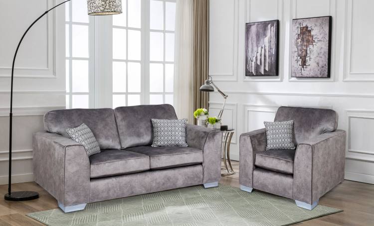 Axton 3 seater sofa and chair