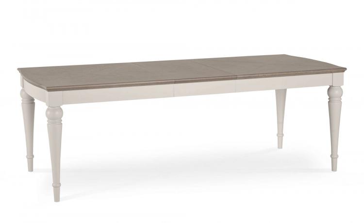 Bentley Designs Montreux Grey Washed Oak & Soft Grey 6-8 Extension Table