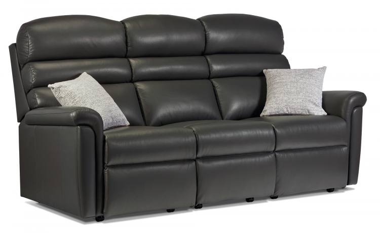 Small 3 seater sofa shown in Queensbury Slate 