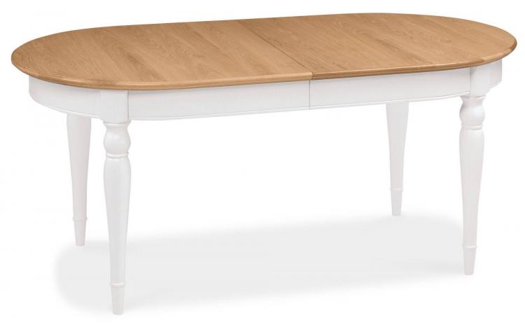 Bentley Designs Two Tone 6-8 Extension Dining Table