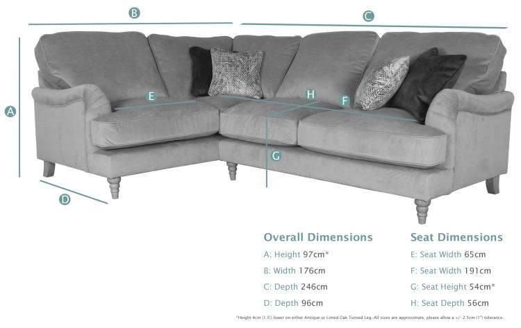 Buoyant Beatrix Corner Sofa dimensions