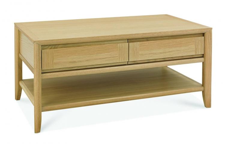 Bentley Designs - Bergen Oak Coffee Table with Drawer 8101-05