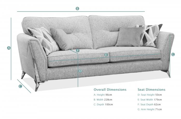 Alstons Artemis Grand Sofa Dimensions