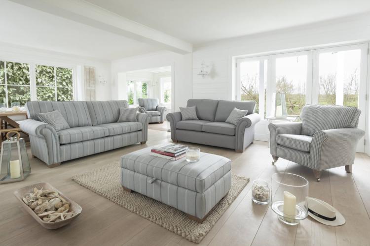 Alstons Lancaster 3 seater sofa, 2 seater sofa, standard chair, accent chair and ottoman