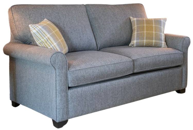 Alstons Poppy 2 seater shown in fabric 4719, scatters in 4533