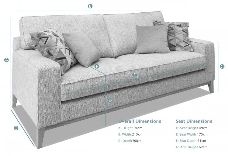 Alstons Fairmont Grand Sofa Dimensions