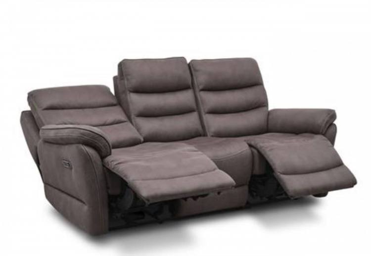 Sofa shown in reclining mode 