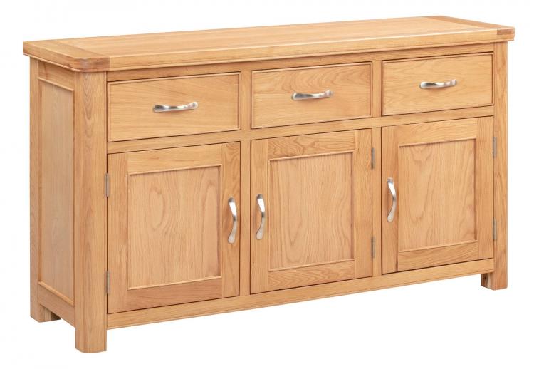 Bakewell Oak 3 Door Sideboard