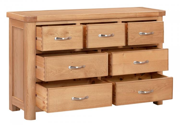 Bakewell Oak 3 Over 4 Chest