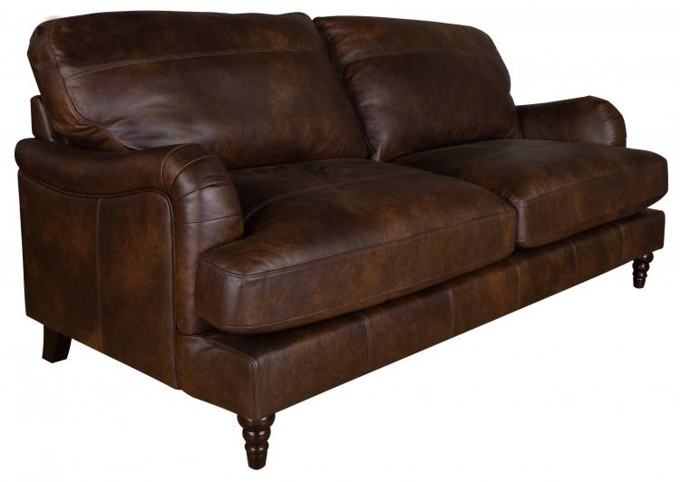 Angled view of 3 seater sofa 