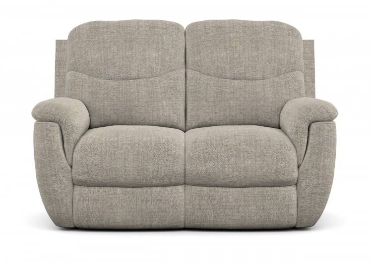 Jones 2 seater sofa shown in Larry Patchwork Stone fabric 