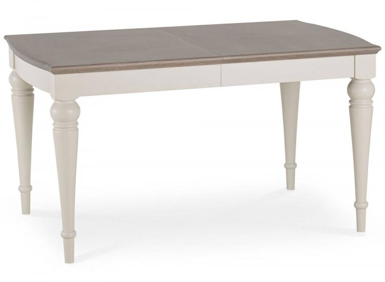 Bentley Designs Montreux Grey Washed Oak & Soft Grey 4-6 Extension Table