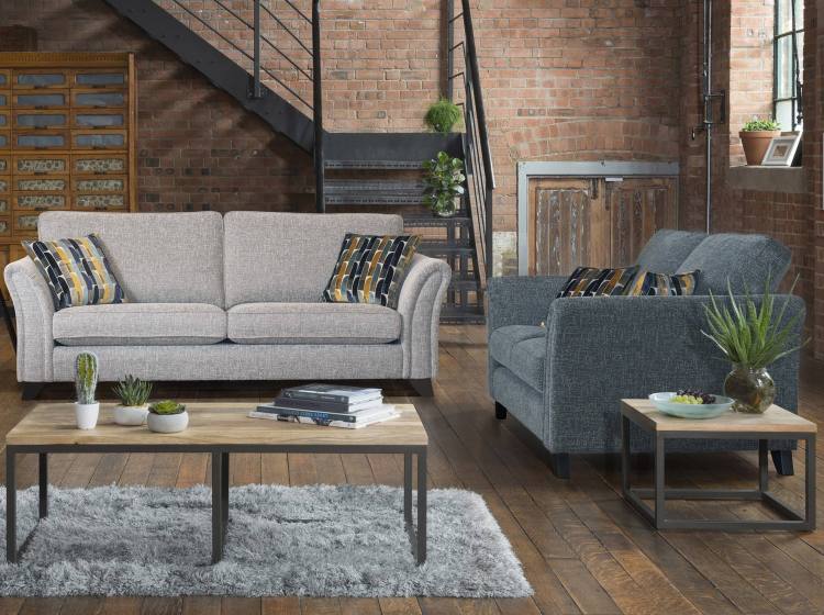 2 seater sofa shown with 4 seater sofa from the Emelia collection 