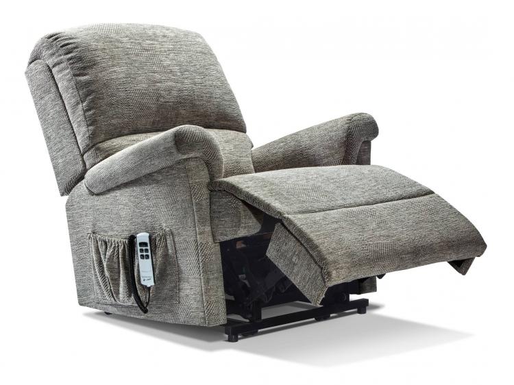 Recliner in Canillo Grey with castor option