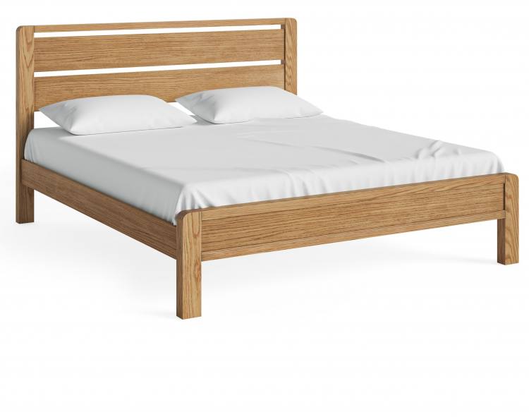 Corndell Bergen Oak 6\' Super Kingsize bedstead