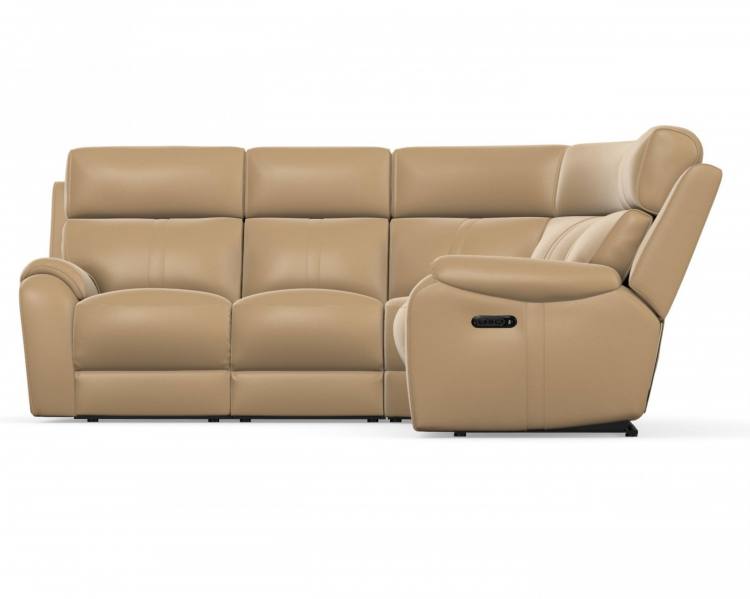 Side view with power recliner ends