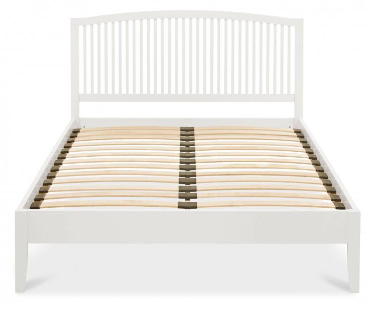 Bentley Designs Ashby White Slatted Double Bedstead