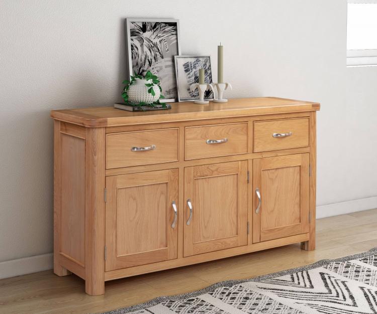 Bakewell Oak 3 Door Sideboard