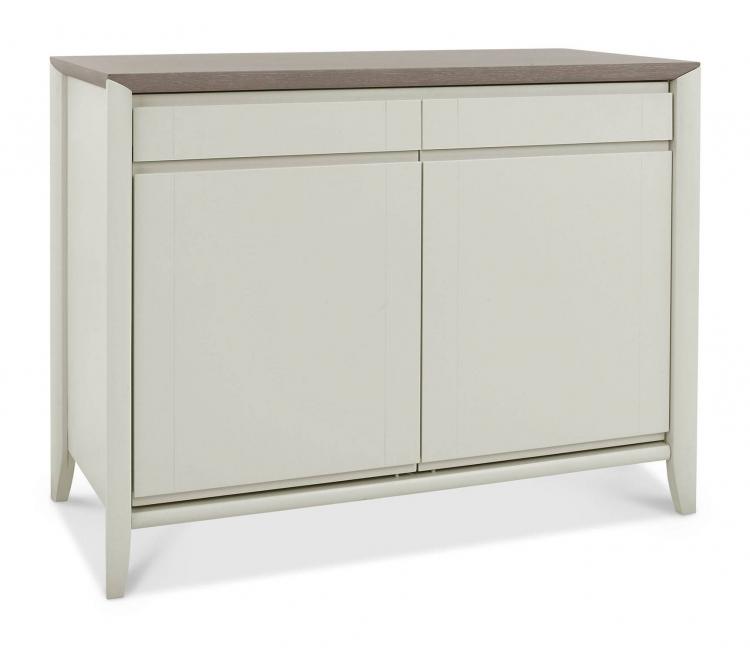 Bentley Designs - Bergen Grey Washed Oak & Soft Grey Modular Narrow Sideboard Unit