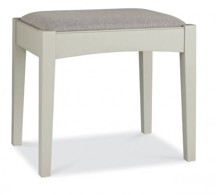 The Bentley Designs Hampstead Soft Grey Stool in Pebble Grey