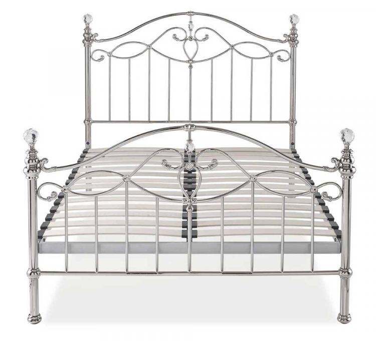 Bentley Designs Elena Shiny Nickel Bedstead