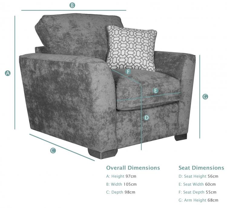 Buoyant Atlantis Armchair dimensions