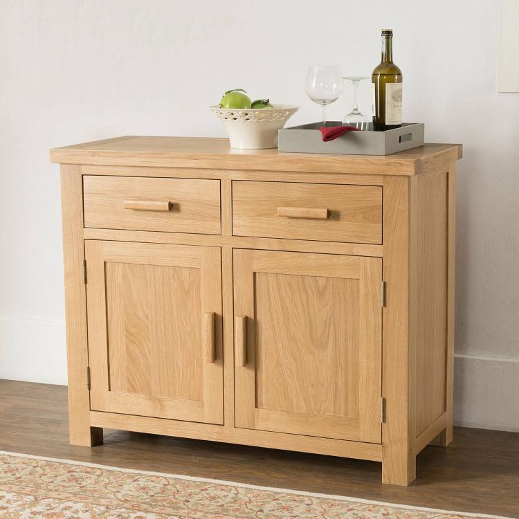 Seville 2 Door Sideboard shown with wooden handles 