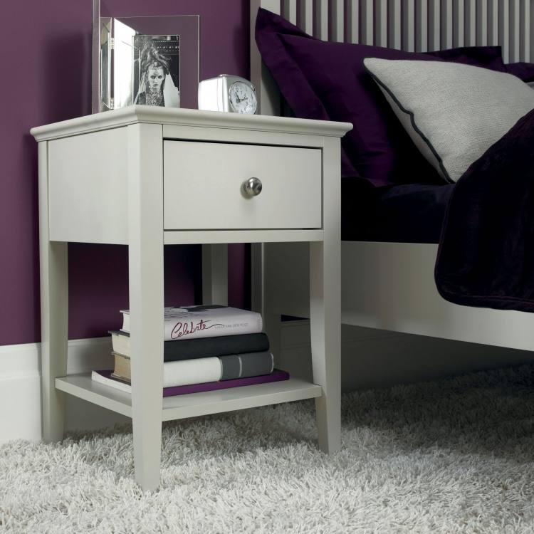 Bentley Designs Ashby Soft Grey Cotton Bedroom Furniture