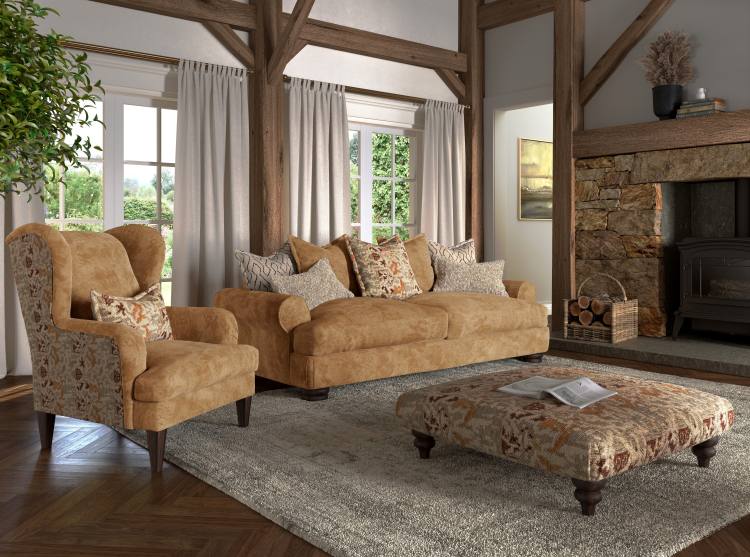 Buoyant Horatio 3 Seater Pillow Back Sofa