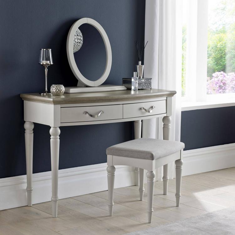 Bentley Designs - Montreux Grey Washed Oak & Soft Grey Dressing Table