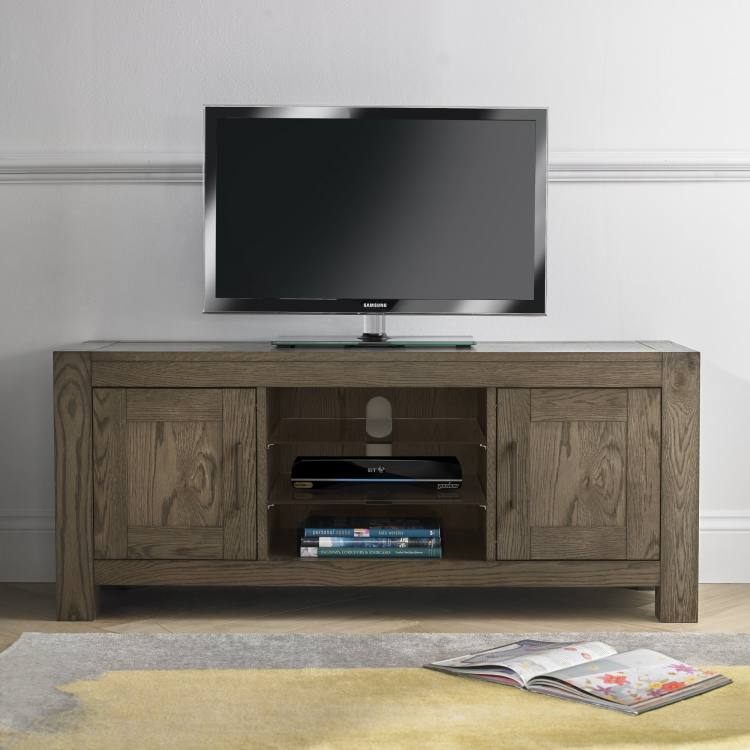 The Bentley Designs Turin Dark Oak Entertainment Unit vTurin Dark Oak Entertainment Unit on Display