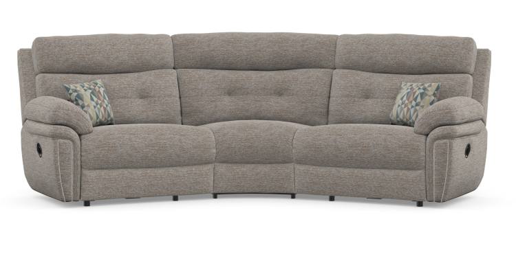 Sofa shown in Iona Caramel fabric with Silvano Earth scatter cushions 