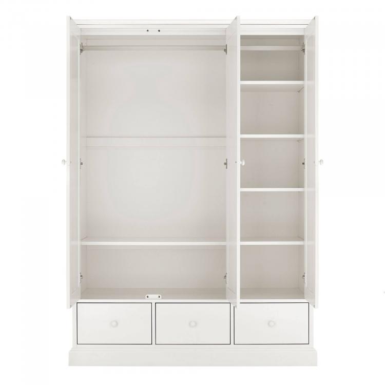 Bentley Designs Ashby White Triple Wardrobe